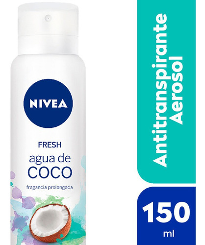 Desodorante Femenino Nivea Agua De Coco Spray 150 Ml