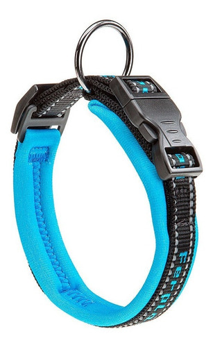 Collar Para Perros Sport Dog C 20/43 De Nylon Ferplast Color Azul Liso