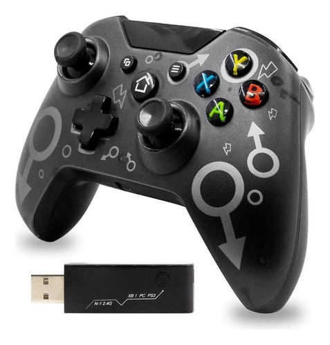 Controlador Sem Fio Sehawei Para Xbox One Pc Gamepad Com Ada