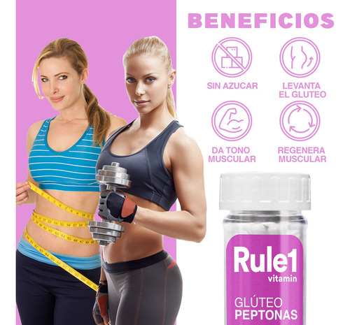 Suplemento Peptonas De Colágeno Crecimiento Muscular Rule 1 Sin Sabor
