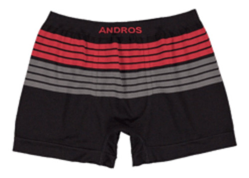 Boxer Andros Microfibra  Con Rayas 5245 Oferta Insuperable