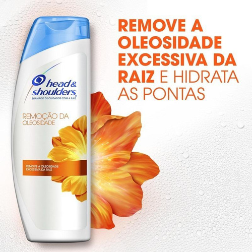 Kit C/ 4 Shampoo Head & Shoulders Remocao Da Oleosidade