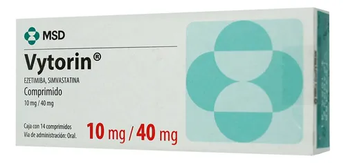 comprar Vytorin Comprimidos 10 Mg\u002F40 Mg, 14 Comprimidos