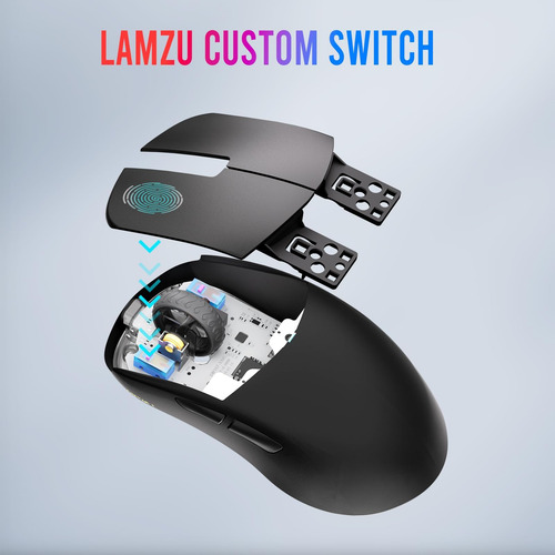 Lamzu Atlantis Mini 4k Ratón Inalámbrico De Juegos Inalámbri
