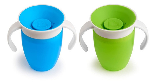 Imagen 3 de 5 de Vaso Bebe Entrenador Antiderrame 360 Munchkin Miracle X2 Und