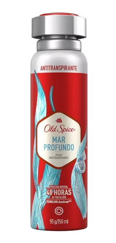 Old Spice Spray Antitranspirante Mar Profundo 150 Ml