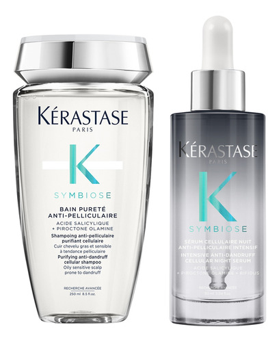 Kérastase Anticaspa Bain Purete + Sérum Nocturno Symbiose