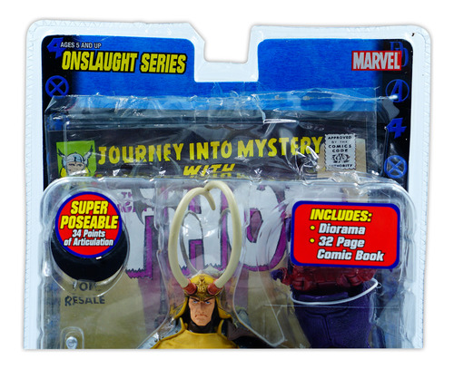 Toy Biz Marvel Legends Onslaught Series Loki Detalle