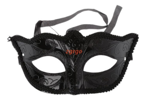 Máscara Veneciana Negra Fiesta Mujer Juguete