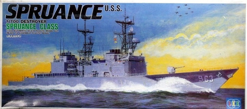 Barco Destroyer Spruance Class U.s.s - Esc 1/700 Lee 01082