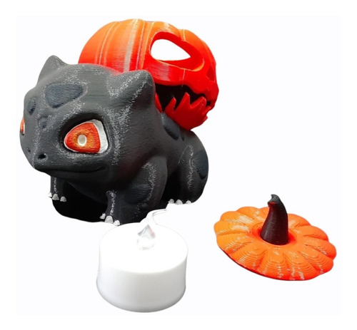 Figura Bulbasaur Halloween Pokemon Impresión 3d