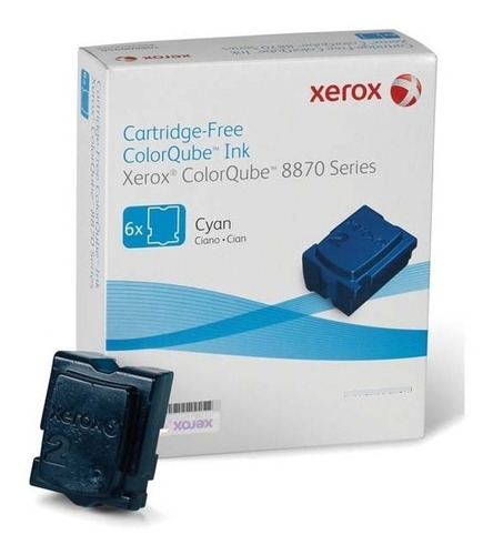 Tinta Solida Xerox Cian Colorqube 8880 8870 108r00958