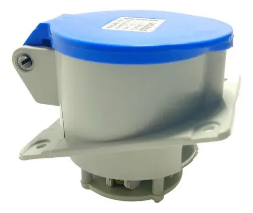 Tomada Embutir Newkon 3p+t 32a 200/250v 9h Ip44 N4249 Cor Azul