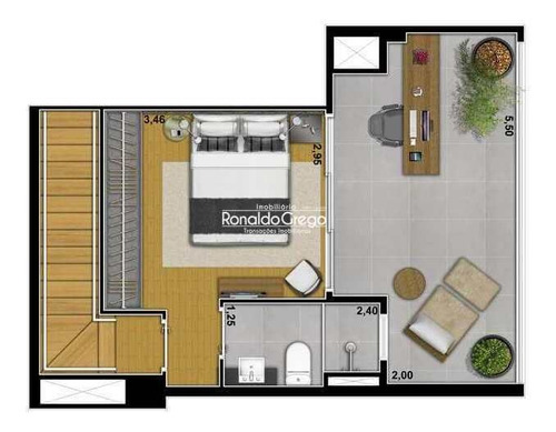 Imagem 27 de 30 de Cobertura Á Venda 1 Dorm, Jardim Anália Franco, Sp - R$ 1.29 Mi - V5781