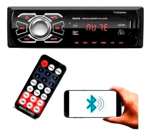 Radio Automotivo Bluetooth Mp3 Player Usb E Sd