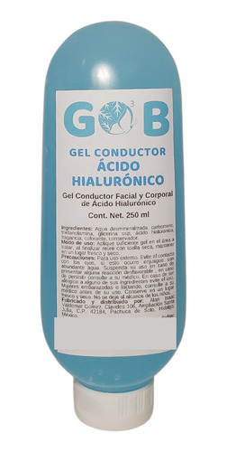 Gel Conductor Ácido Hialurónico - Gob - 250 Ml