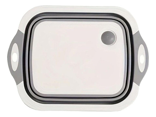 Tabla De Cortar Plegable, Escurridor, Lavabo, Cesta Gris S