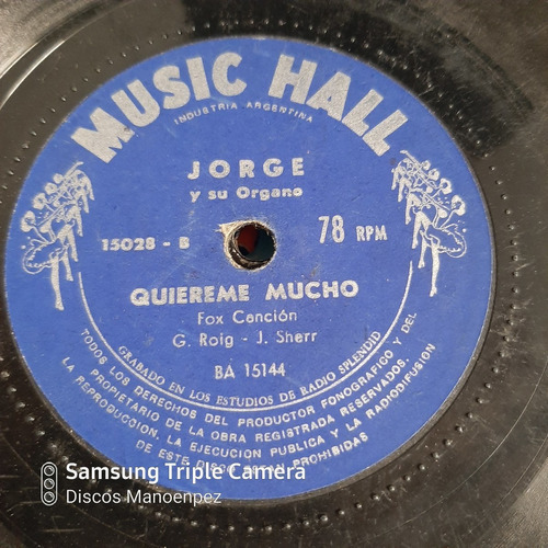 Simple Jorge Y Su Organo Music Hall C19