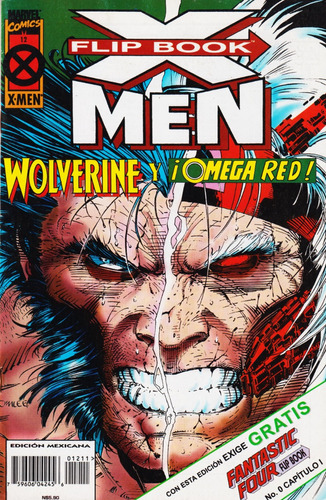 Marvel Comic Flip Book X - Men # 12 Wolverine Y ¡omega Red! 