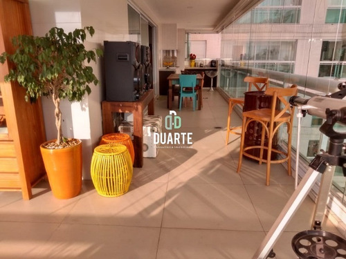 Imagem 4 de 30 de Vendo Apartamento Alto Padrão Em Santos, 4 Suítes, 3 Vagas, Vista Mar, Aparecida, Ville De France - Ap02680 - 68028632