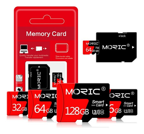 Memoria Micro Sd 128gb Clase 10 + Adaptador Sd