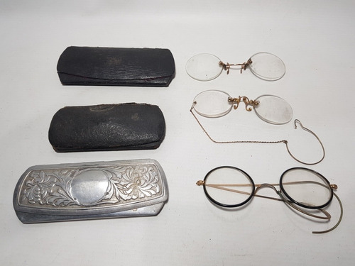 Imagen 4 de 5 de Antiguos Anteojos Impertinentes Colección X 9 Mag 58654