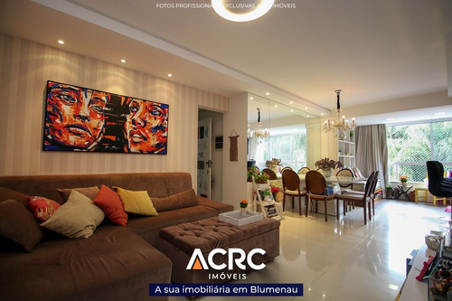 Imagem 2 de 24 de Acrc Imóveis - Apartamento Semimobiliado Com Piscina E Academia Para Venda No Bairro Centro - Ap04305 - 69334994