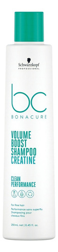 Shampoo Volume Boost Creatine Bc Clean Schwarzkopf 250ml