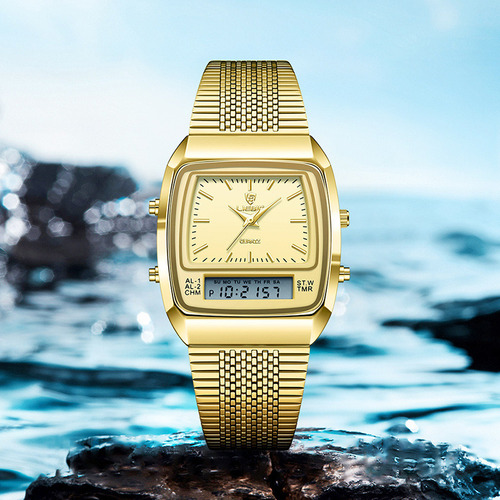 Reloj Liebig Digita Digital De Cuarzo Con Brazalete De Acero