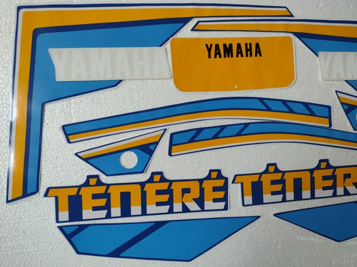 Jogo De Faixas Yamaha Tenere 600 1990/1991 Azul Lbm