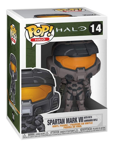Funko Pop Halo Infinite Spartan Mark Vii With Vk78