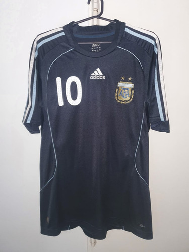 Camiseta Seleccion Argentina 2008 Azul #10 Messi Talle L