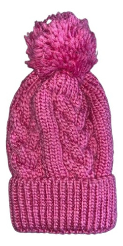 Gorro Calido Invierno De Lana Doble Punto Tejido