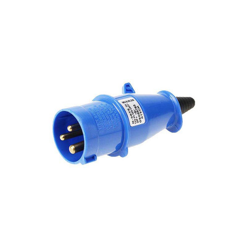 Plug Azul 2p+t 16a 200/250v N3076 Steck