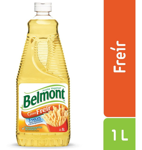 Aceite Belmont Vegetal Para Freir 1 L