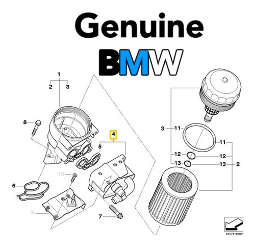 11427508967 Intercambiador De Calor Bmw 1/3/5/x1/x3/z4