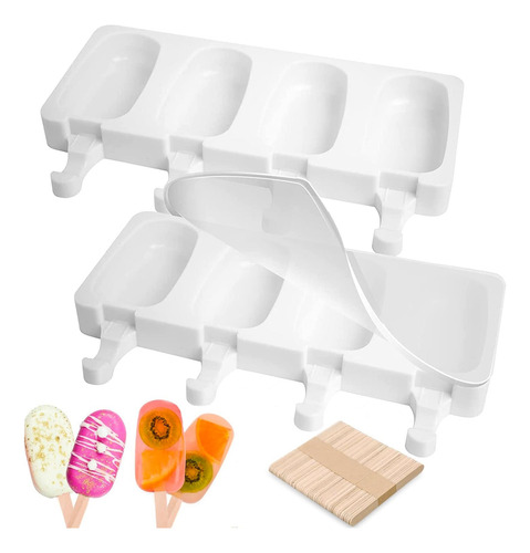 Moldes Para Helados | Juego De 2 Moldes Para Polos | Moldes