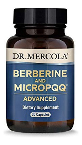 Suplemento  Dr. Mercola, Berberina Y Mircopqq Advanced, 30 P