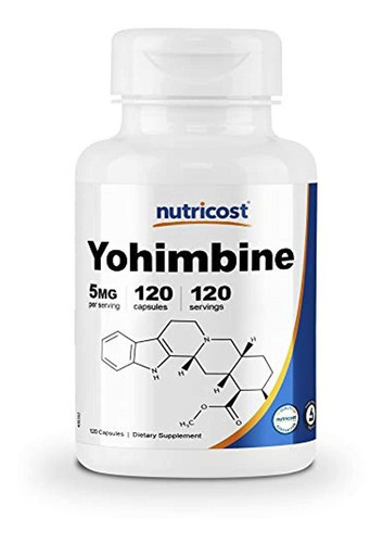 Hcl 5 Mg 120 Cápsulas Yohimbina Fuerza Extra Sin Modelo 1 Bo
