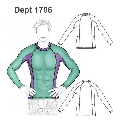 ( Moldes De Ropa)  Deporte Camiseta Training 1706