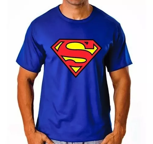 Camiseta Camisa Superman Black Super Homem Series Herois | MercadoLivre