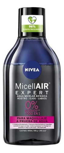 Agua Micelar Nivea Bifasica Expert 400 Ml