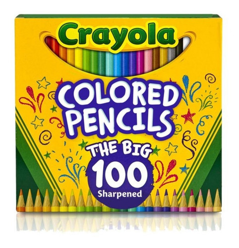 100 Colores Lápiz Crayola Diferentes Xtreme C