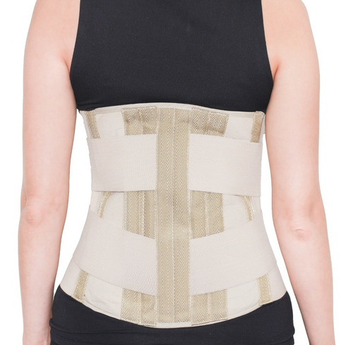 Imagen 10 de 10 de Faja Lumbosacra Tipo Camp Body Help Beige