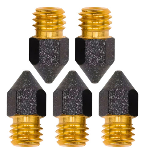 Kit X 5 Nozzle Pico Bronce Ender Mk8 Ender 3 Teflonado