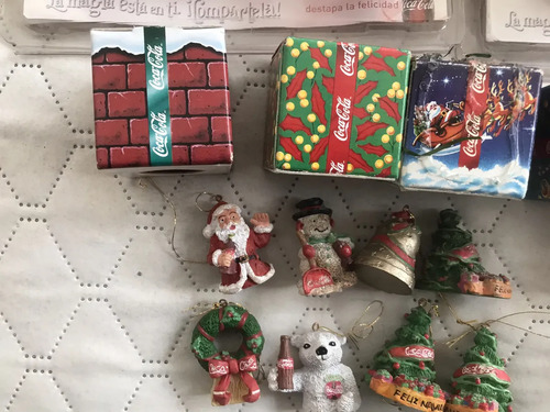 Coca Cola Navidad Coleccion Piezas De Decorines Clasicos (Usado)