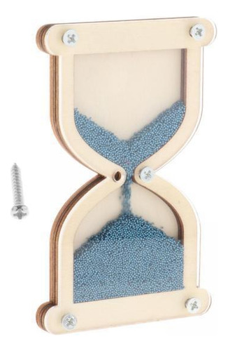 5 De Tablero Ocupado De Reloj De Arena De Madera, Azul