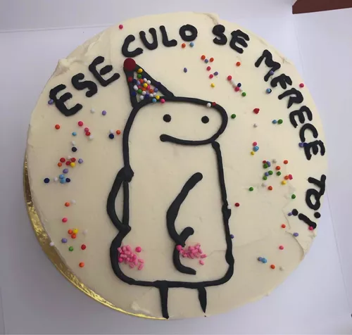 Torta meme flork cumpleaños in 2023