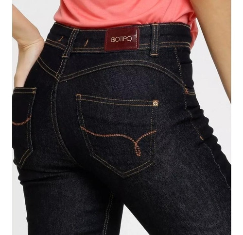 Calça Jeans Flare Feminina Biotipo Lisa Básica Confortável