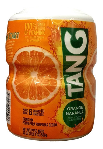 Saborizante De Agua Tang  Sabor Naranja 566g Importado